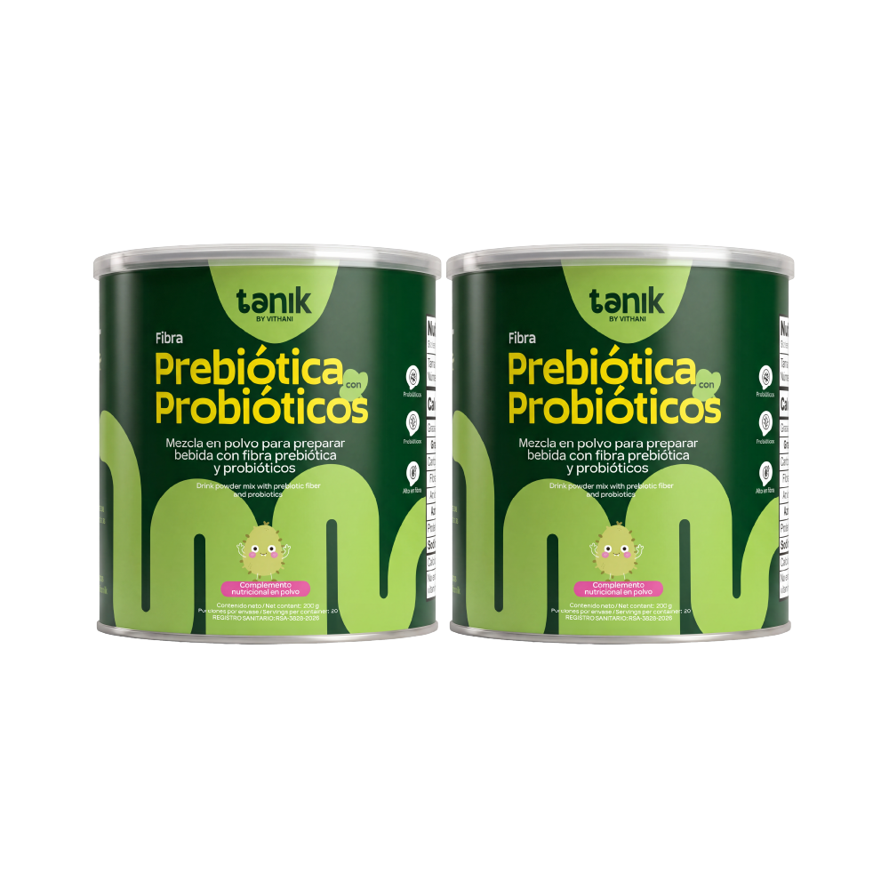 2 tarros de Fibra Prebiótica Tanik